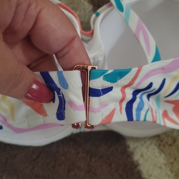 Shade & Shore Light Lift Shoulder Tie Bralette Bikini Top - Picture 7 of 12